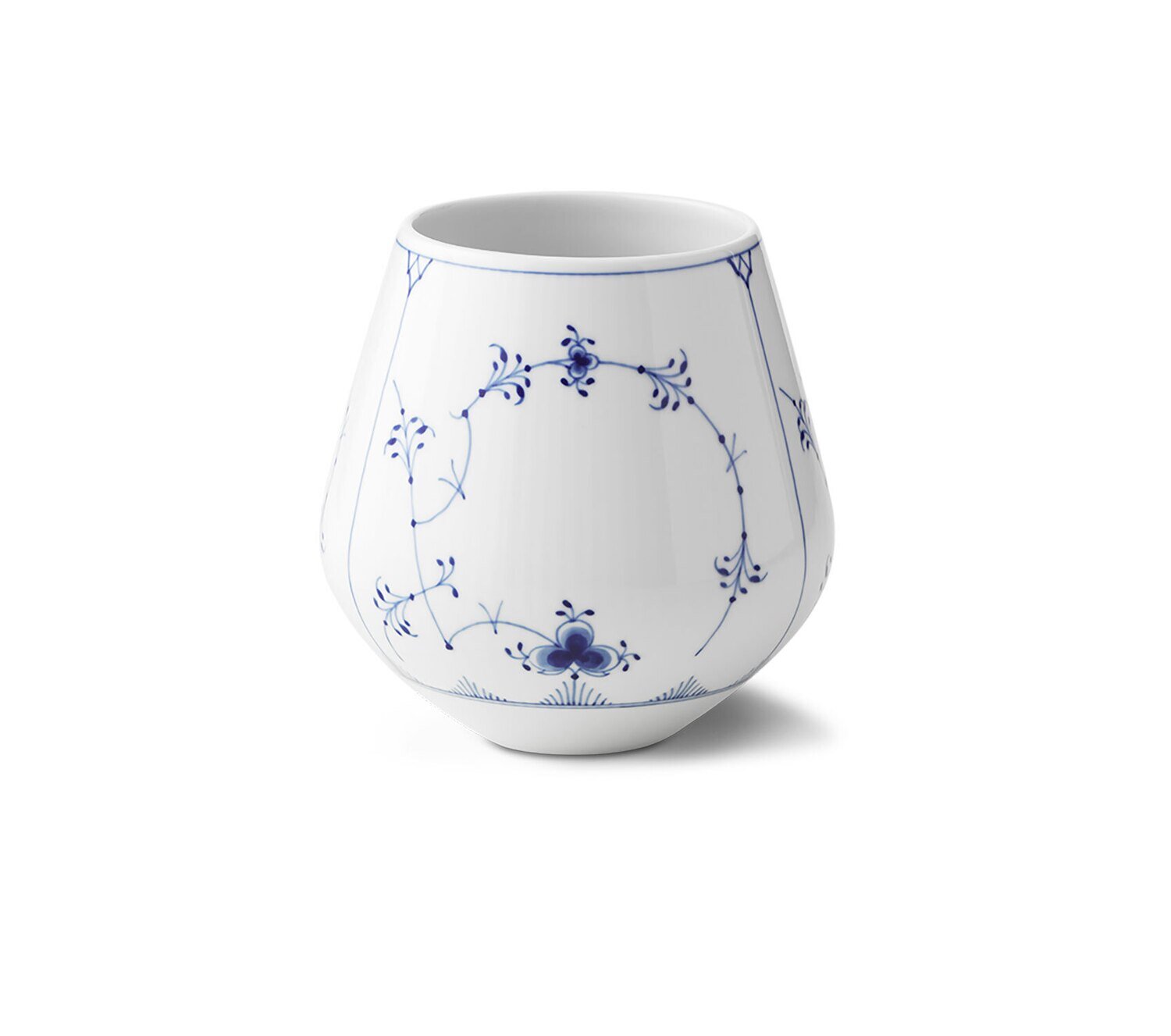 Royal Copenhagen Blue Fluted Plain Vase 6 Inch 1016771