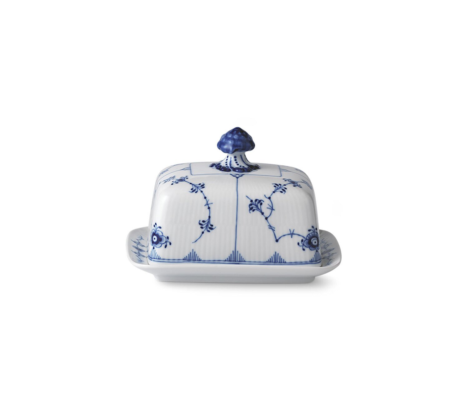Royal Copenhagen Blue Fluted Plain Butter Dish 14 Oz 1026442, MPN: 1026442, 5705140732457