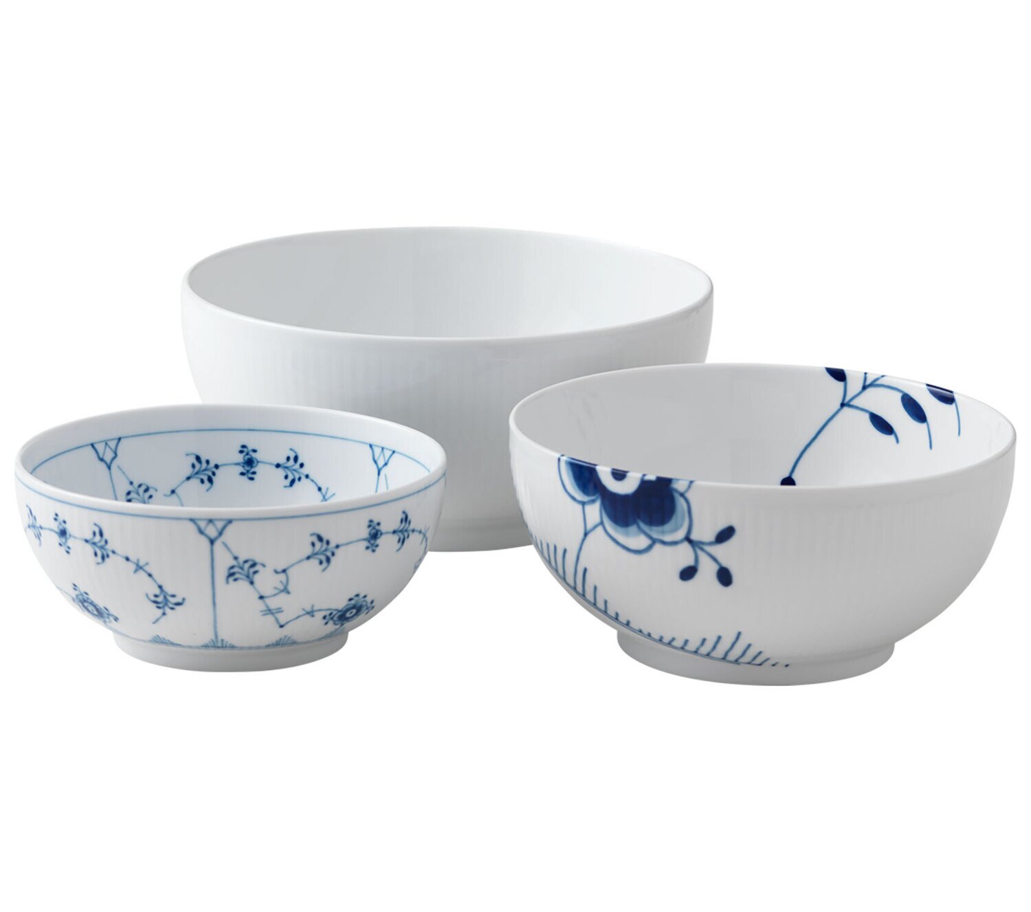 Royal Copenhagen Gifts With History Set of 3 Bowls 1017565