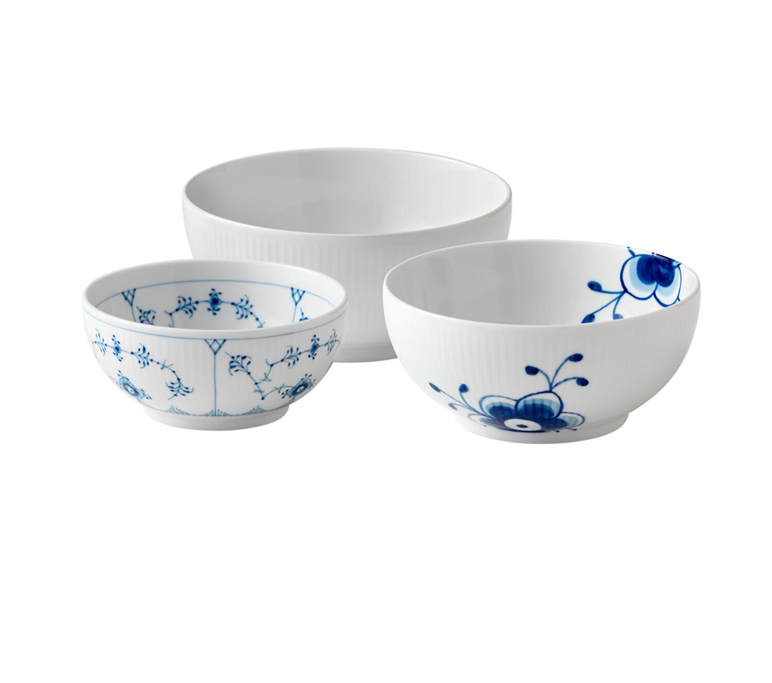 Royal Copenhagen Gifts With History Set of 3 Small Bowls 1024770