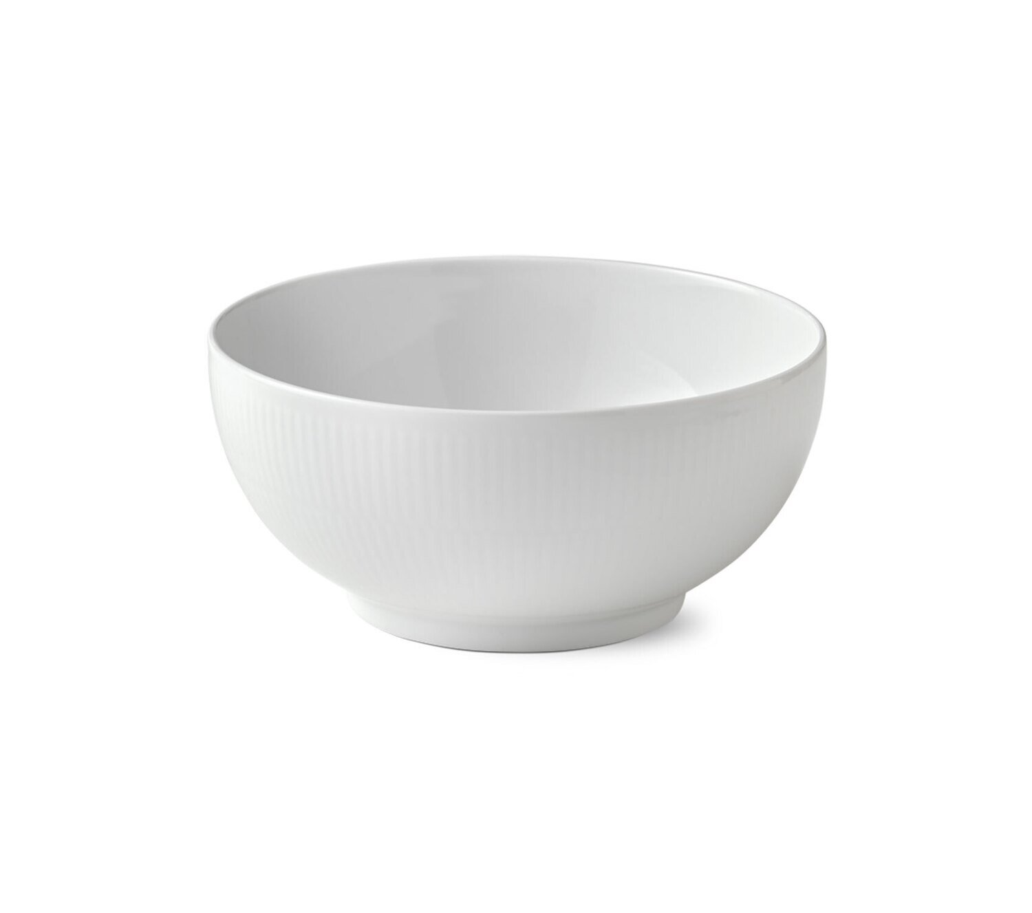 Royal Copenhagen White Fluted Bowl 1.75 Qt 1017396