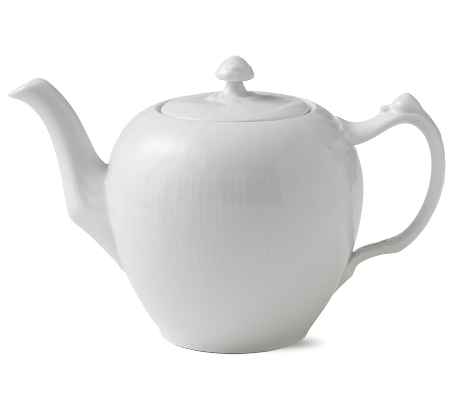 Royal Copenhagen White Fluted Tea Pot 1Qt 1017387