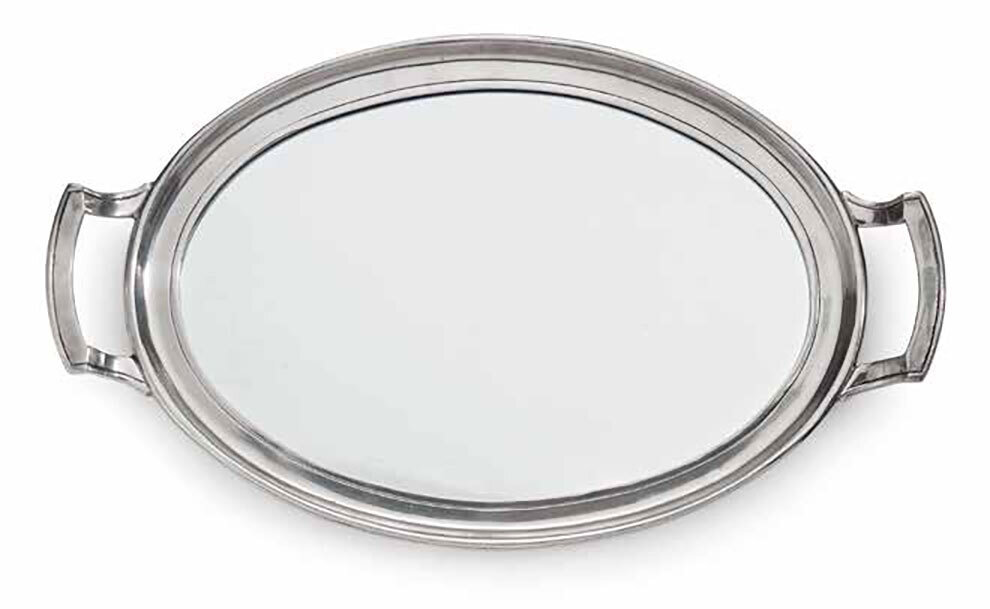 Arte Italica Roma Mirror Tray with Handles P6736