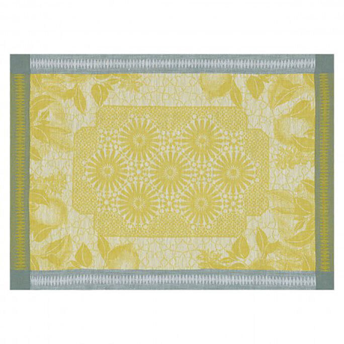 Le Jacquard Francais Jardin D&#39;Orient Yellow Placemat 20 x 14 Inch 25191, MPN: 25191, 3660269251918