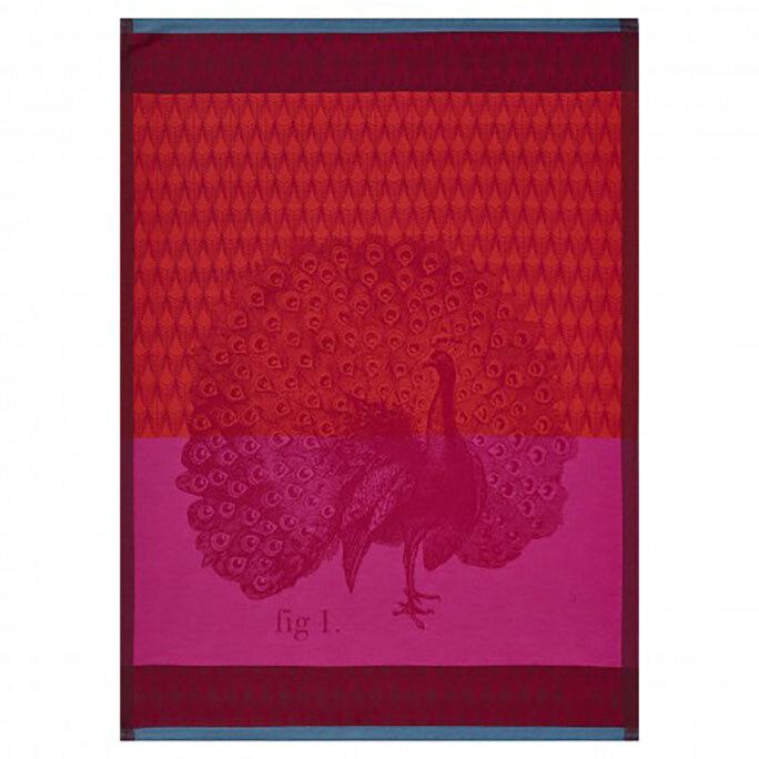 Le Jacquard Francais Planche Animaliere Paon  Bengal Tea Towel 24 x 31 Inch 25625 Set of 4, MPN: 25…