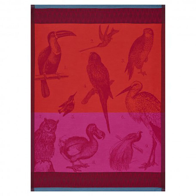 Le Jacquard Francais Planche Animaliere Voliere Bengal Tea Towel 24 x 31 Inch 25628 Set of 4, MPN: …