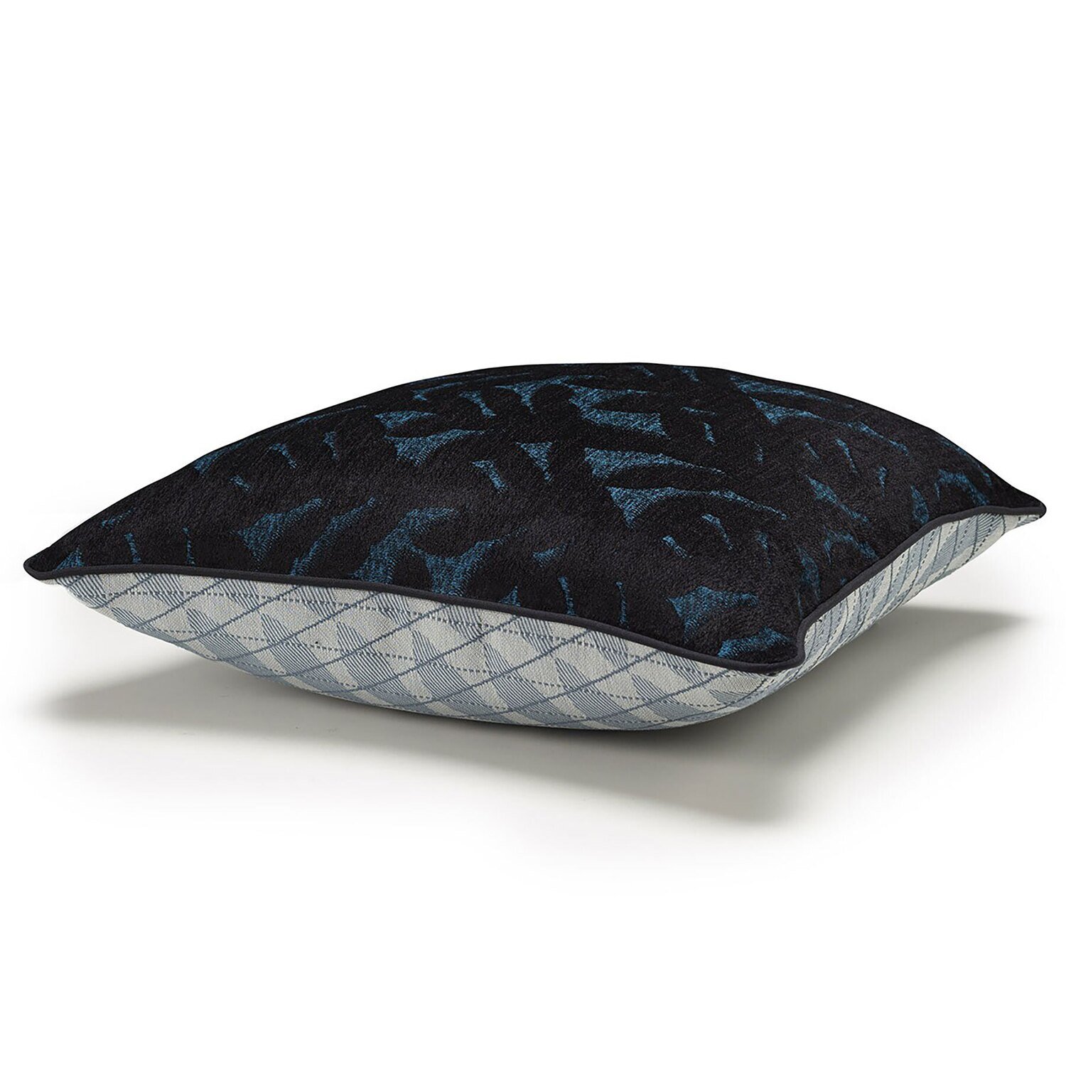Le Jacquard Francais Empreintes Lagoon Cushion Cover 20 x 12 Inch 25872, MPN: 25872, 3660269258726