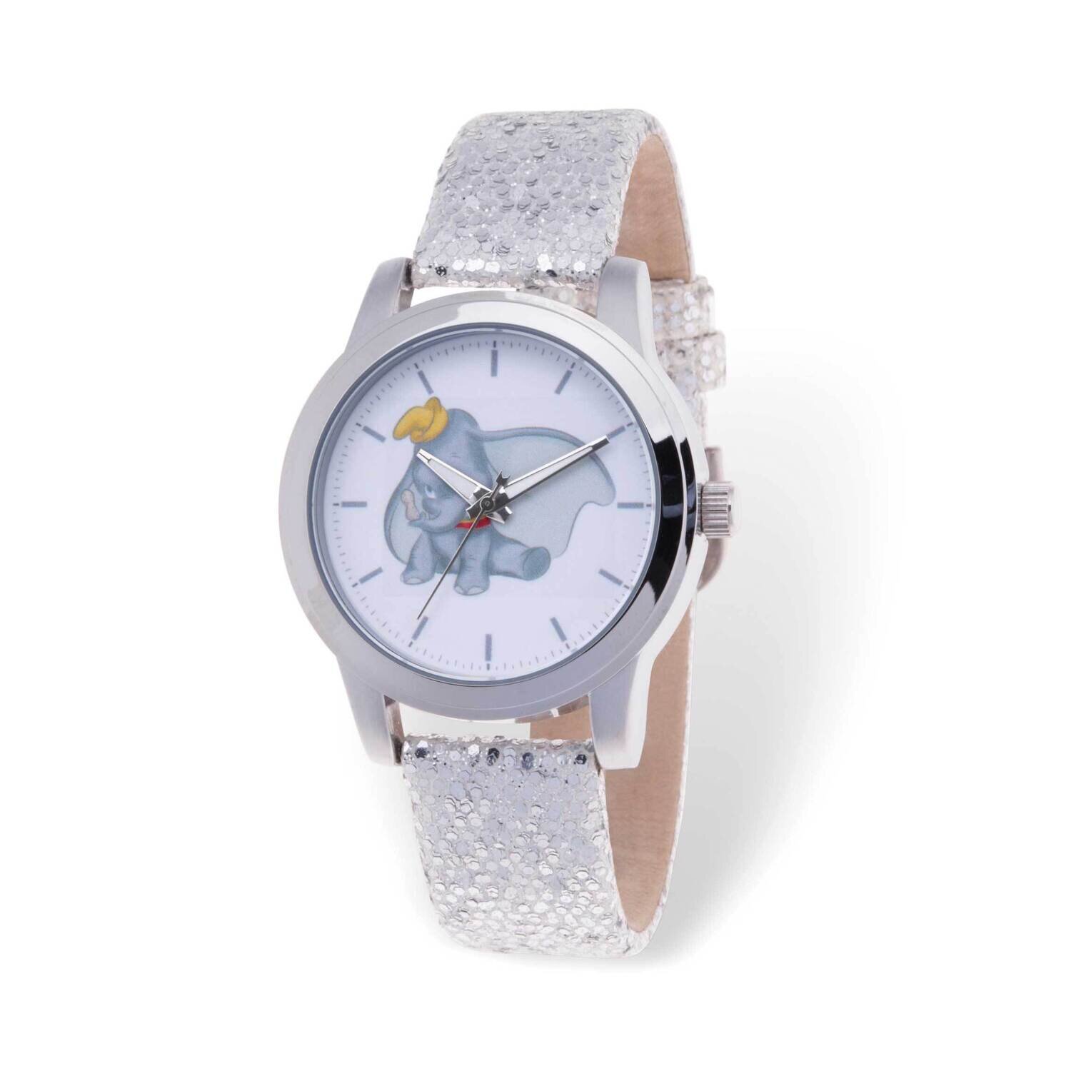 Disney Dumbo Silver-tone Leather Band Adult Watch XWA6186, MPN: XWA6186, 842885108590
