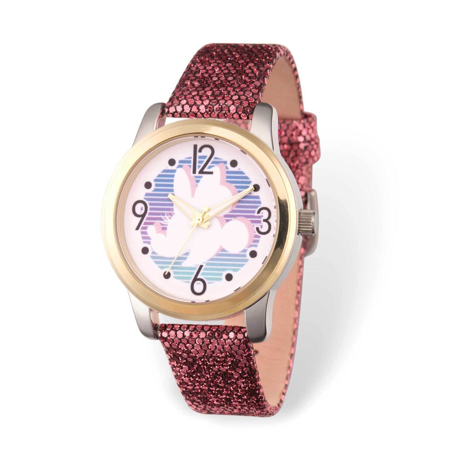 Disney Minnie Mouse Two-tone Sparkle Band Adult Watch XWA6196, MPN: XWA6196, 842885111293