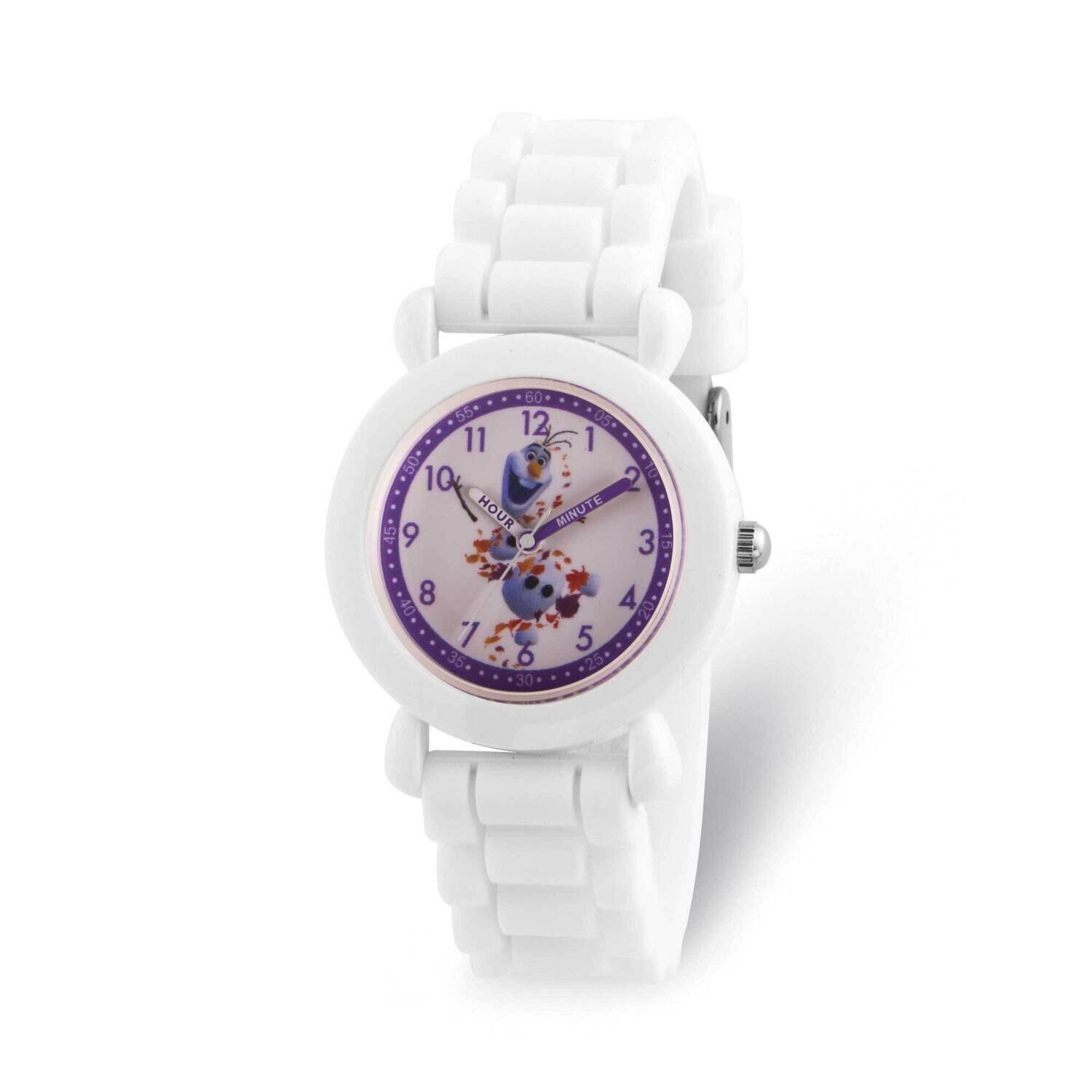 Disney Frozen II Olaf Time Teacher White Silicone Band Kids Watch XWA6284, MPN: XWA6284, 8428851142…