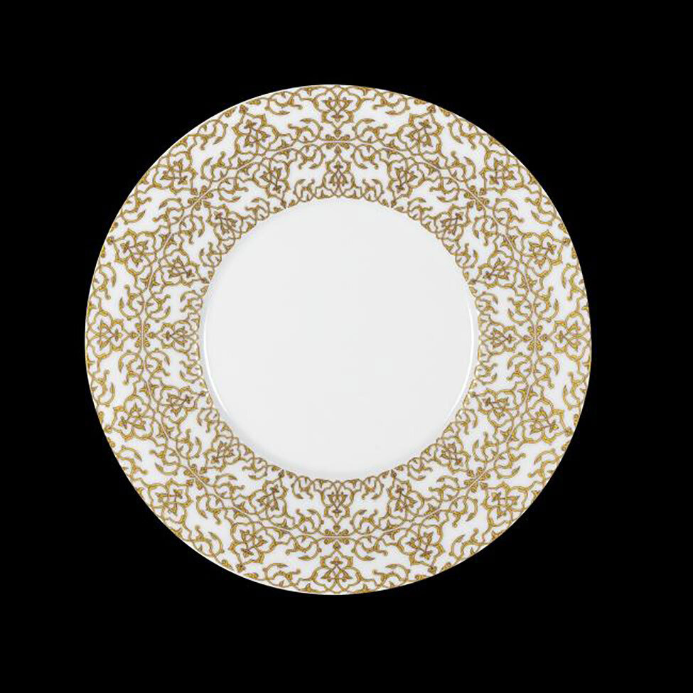 J. Seignolles Alhambra Gold Dessert Plate 8.25 Inch JS17229, MPN: JS17229,