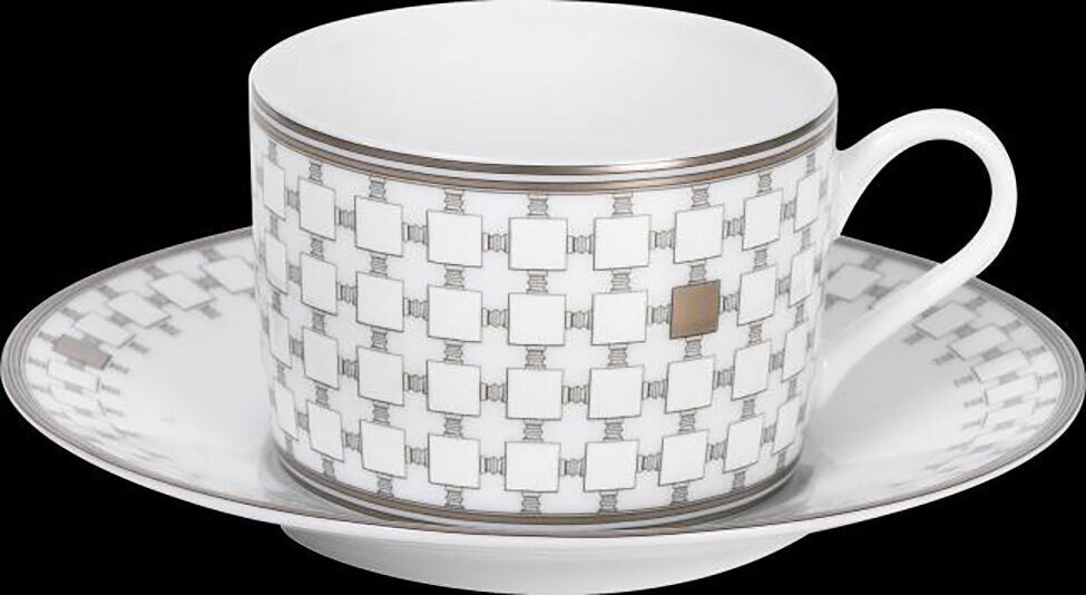 J. Seignolles Home Gold Tea Cup and Saucer JS171322, MPN: JS171322,