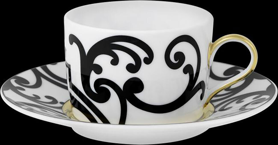 J. Seignolles Taormina Gold Tea Cup and Saucer JS173022, MPN: JS173022,