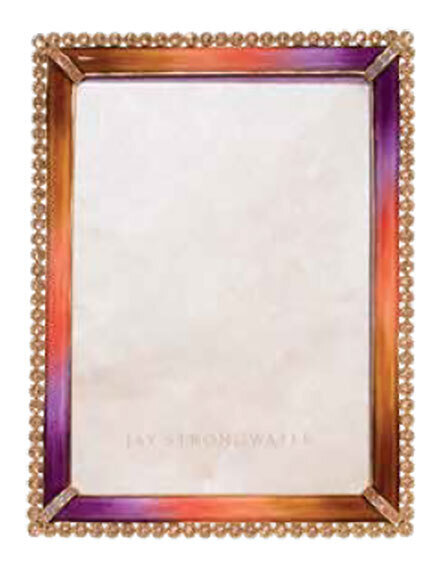 Jay Strongwater Lucas Stone Edge 5 x 7 Inch Picture Frame SPF5511-255