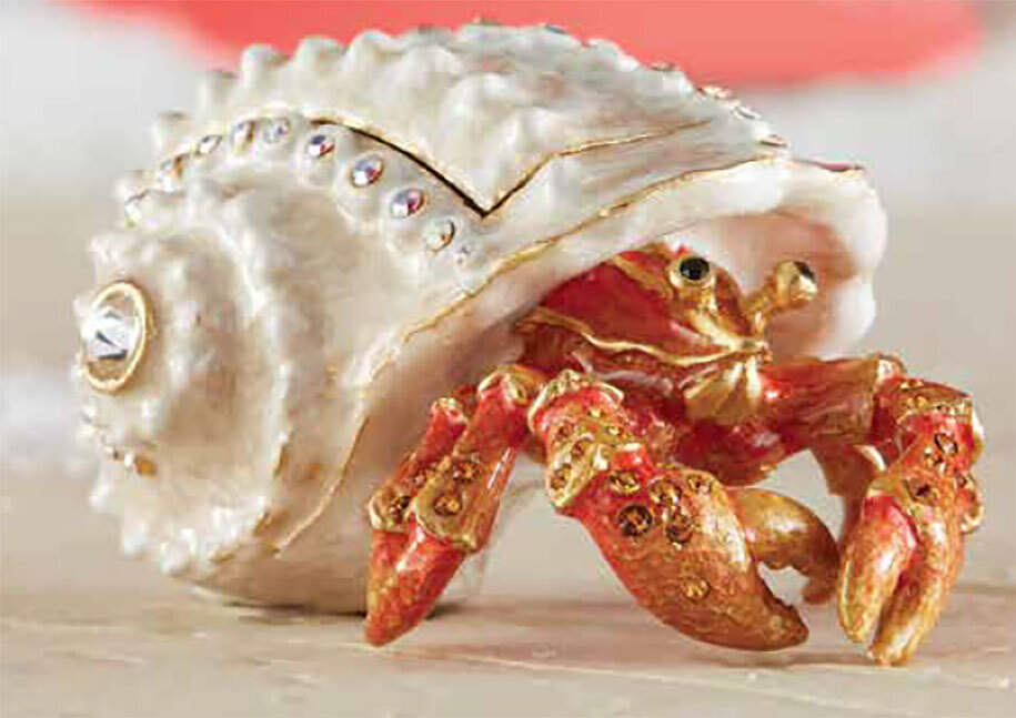 Jay Strongwater Herbert Hermit Crab Box SDH7414-230