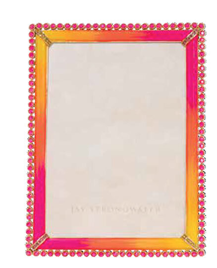 Jay Strongwater Lucas Stone Edge 5 x 7 Inch Picture Frame SPF5511-216