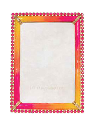 Jay Strongwater Lorraine Stone Edge 4 x 6 Inch Picture Frame SPF5510-216