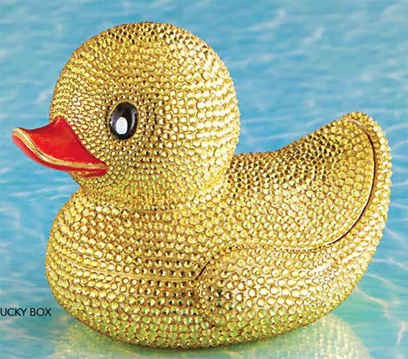 Jay Strongwater Ernie Pave Rubber Ducky Box SDH7409-204