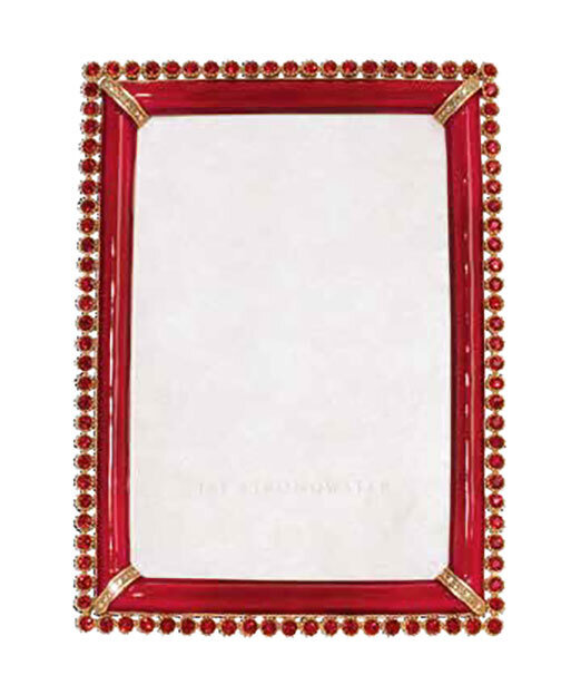 Jay Strongwater Lorraine Stone Edge 4 x 6 Inch Picture Frame SPF5510-224, MPN: SPF5510-224, 848510 …