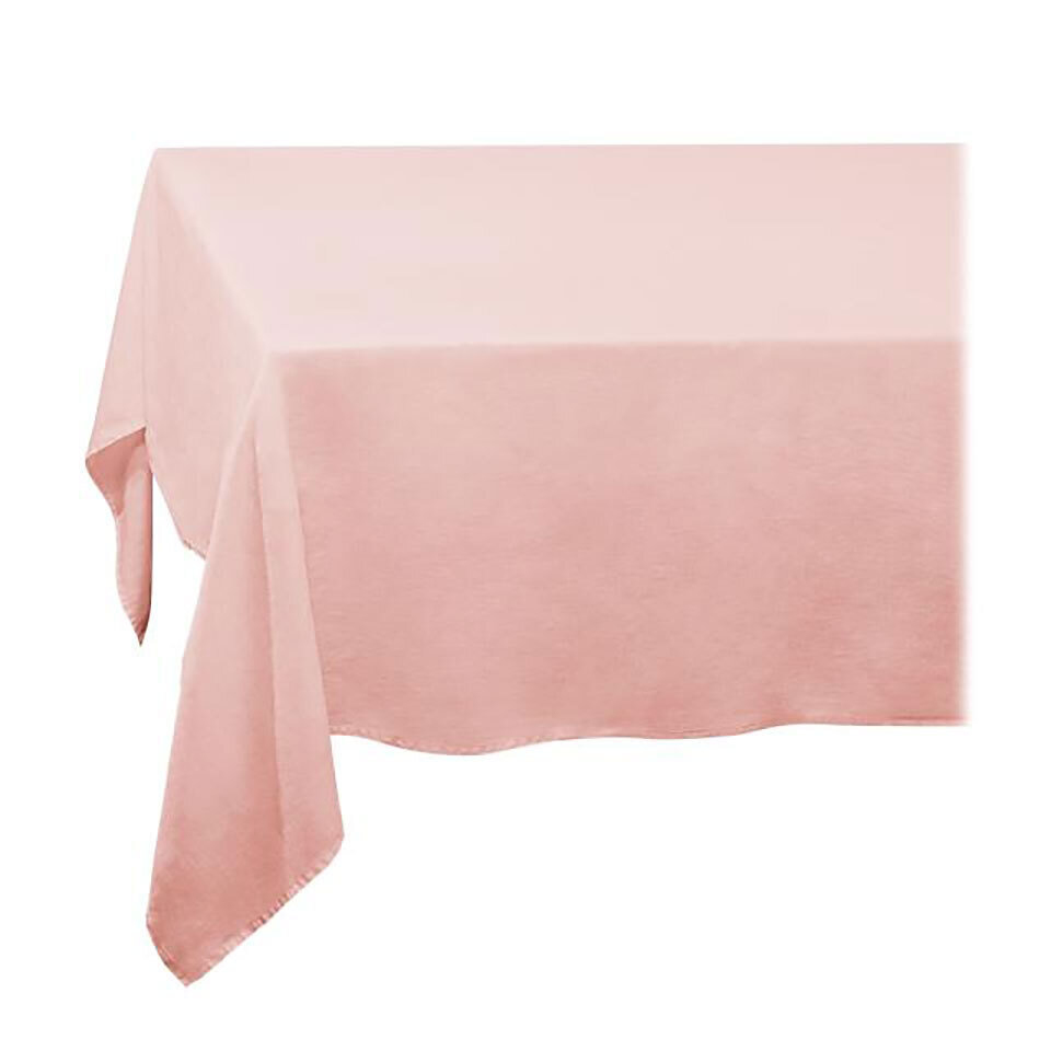 L'Objet Linen Sateen Tablecloth Medium Pink LN4420