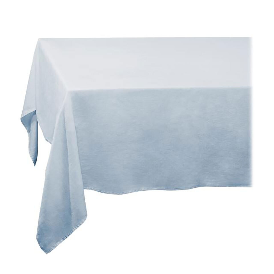 L'Objet Linen Sateen Tablecloth Medium Light Blue LN4720