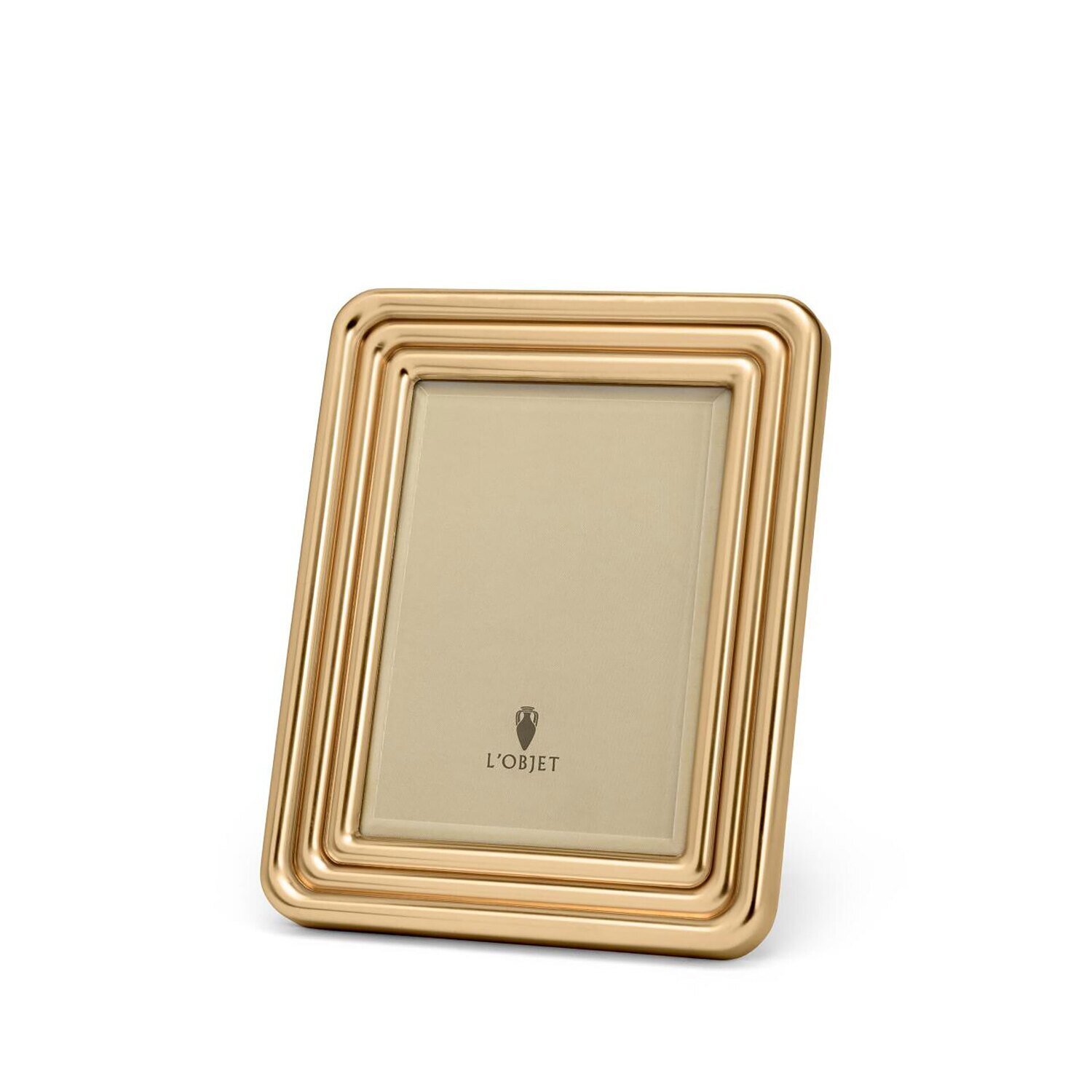 L'Objet Concorde Picture Frame 4 x 6 Inch Gold F4201S