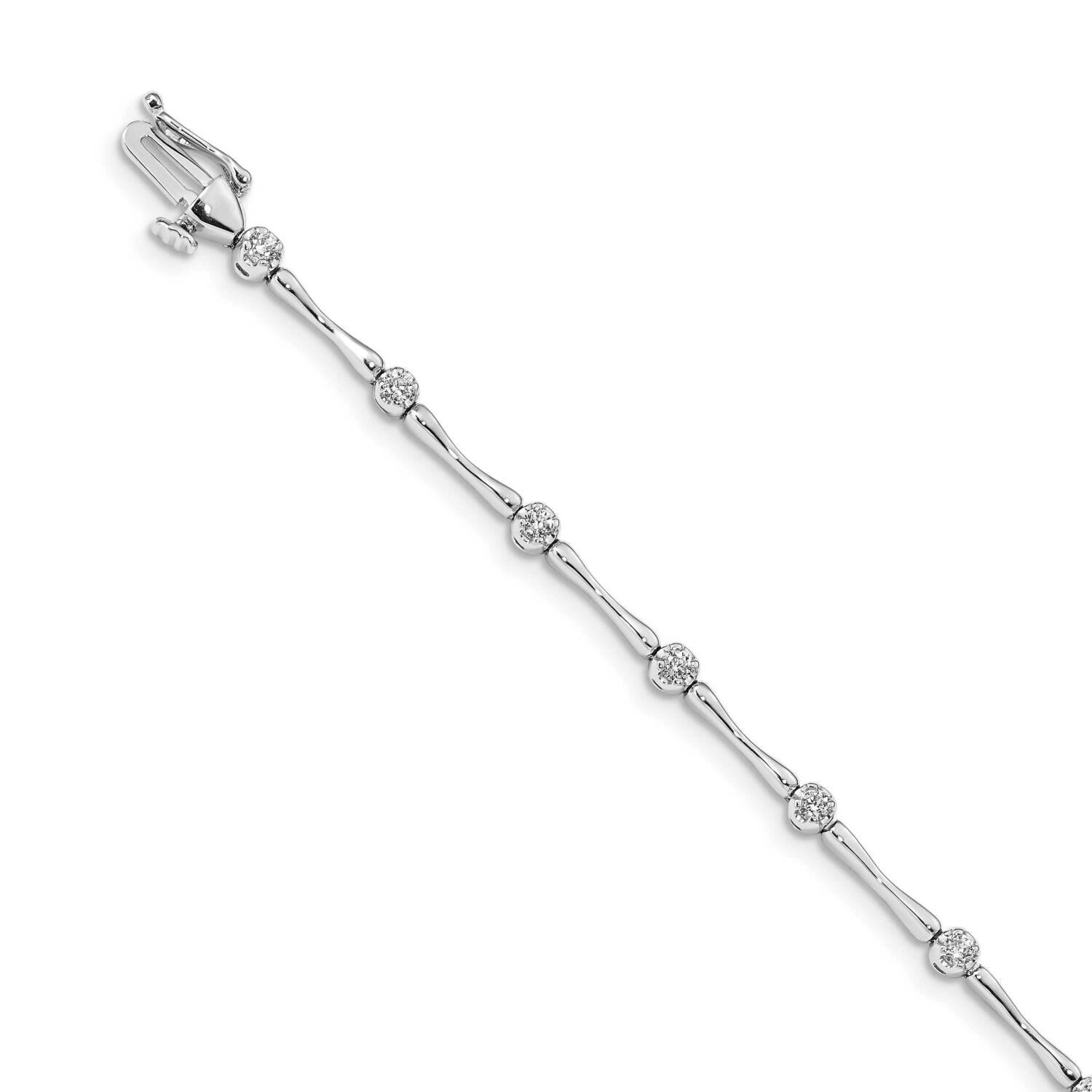 SI1/SI2 G H I Bracelet 14k White Gold Lab Grown Diamond BM4595-050-WLG, MPN: BM4595-050-WLG, 883957…