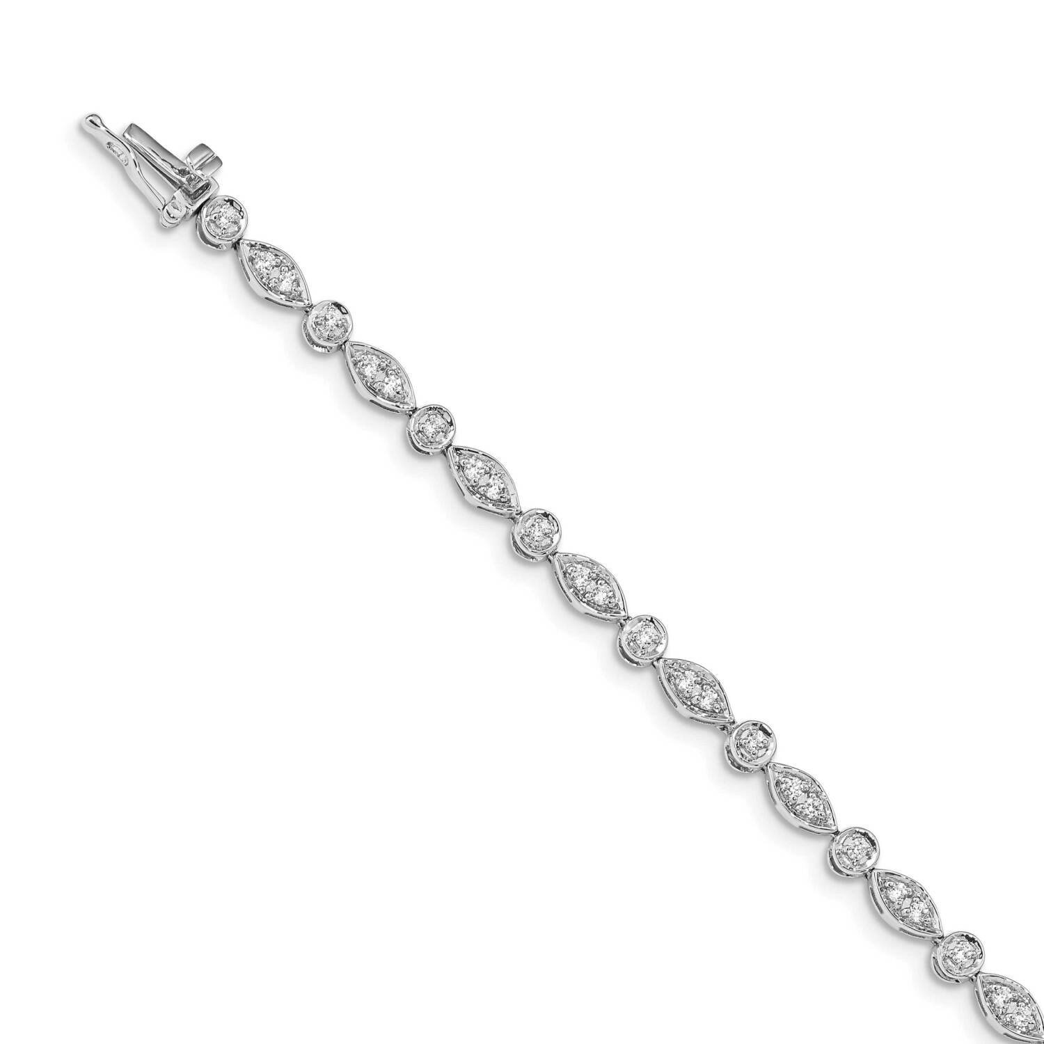 SI1/SI2 G H I Bracelet 14k White Gold Lab Grown Diamond BM4622-075-WLG, MPN: BM4622-075-WLG, 883957…