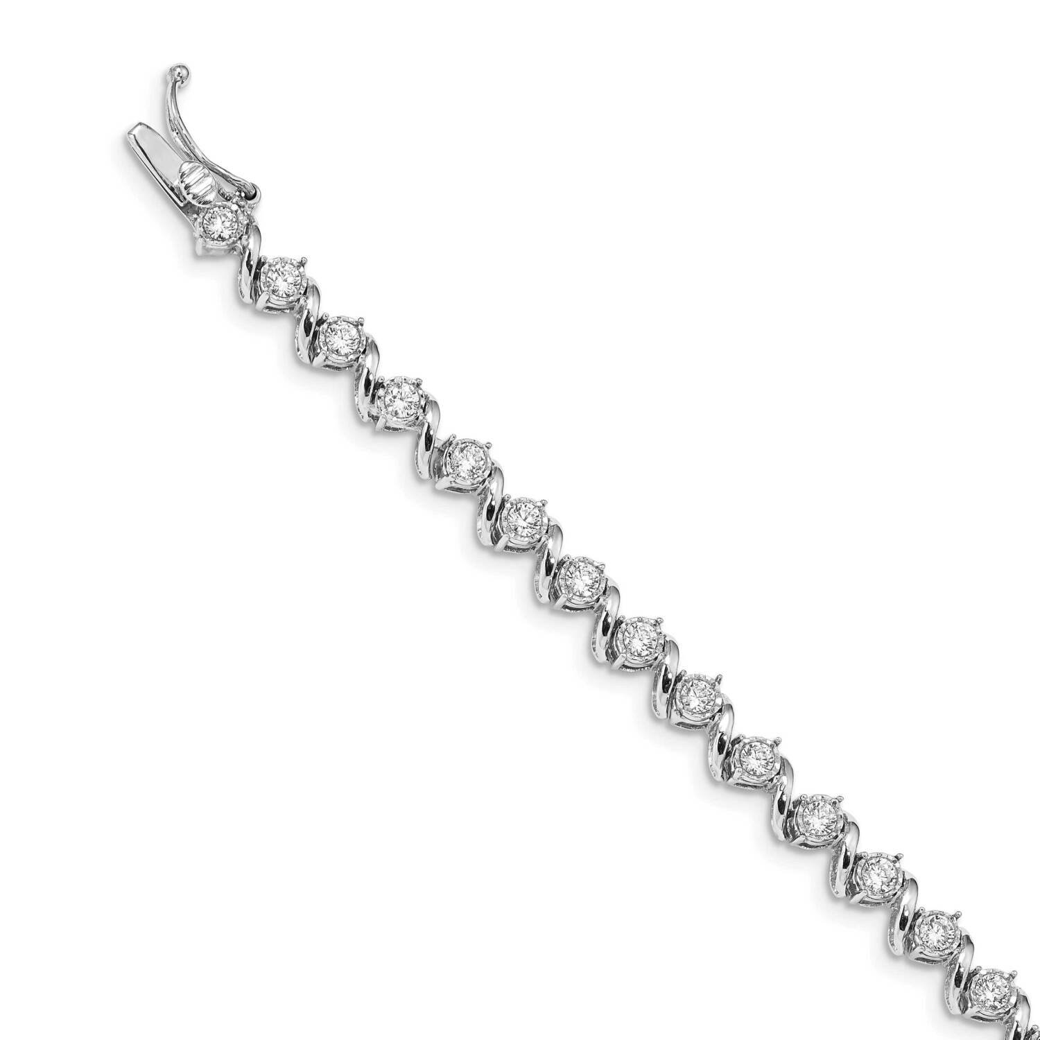 SI1/SI2 G H I Bracelet 14k White Gold Lab Grown Diamond BM4641-200-WLG, MPN: BM4641-200-WLG, 883957…