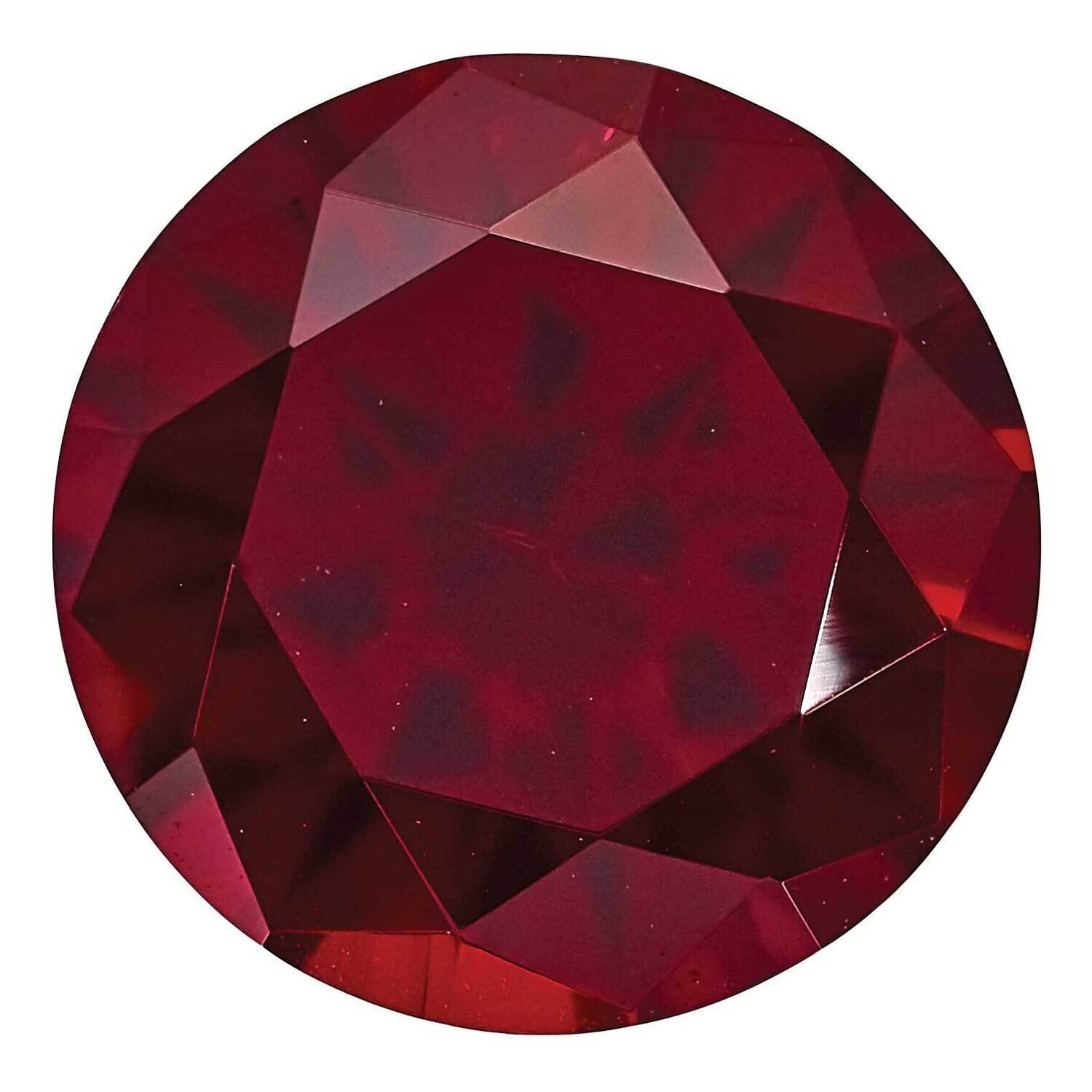 Ruby 6.5mm Round Created CR-0650-RDF, MPN: CR-0650-RDF,