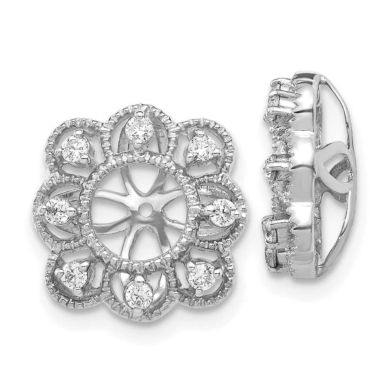 SI1/SI2 G H I Earrings Jacket 14k White Gold Lab Grown Diamond EJM5329-025-WLG, MPN: EJM5329-025-WL…