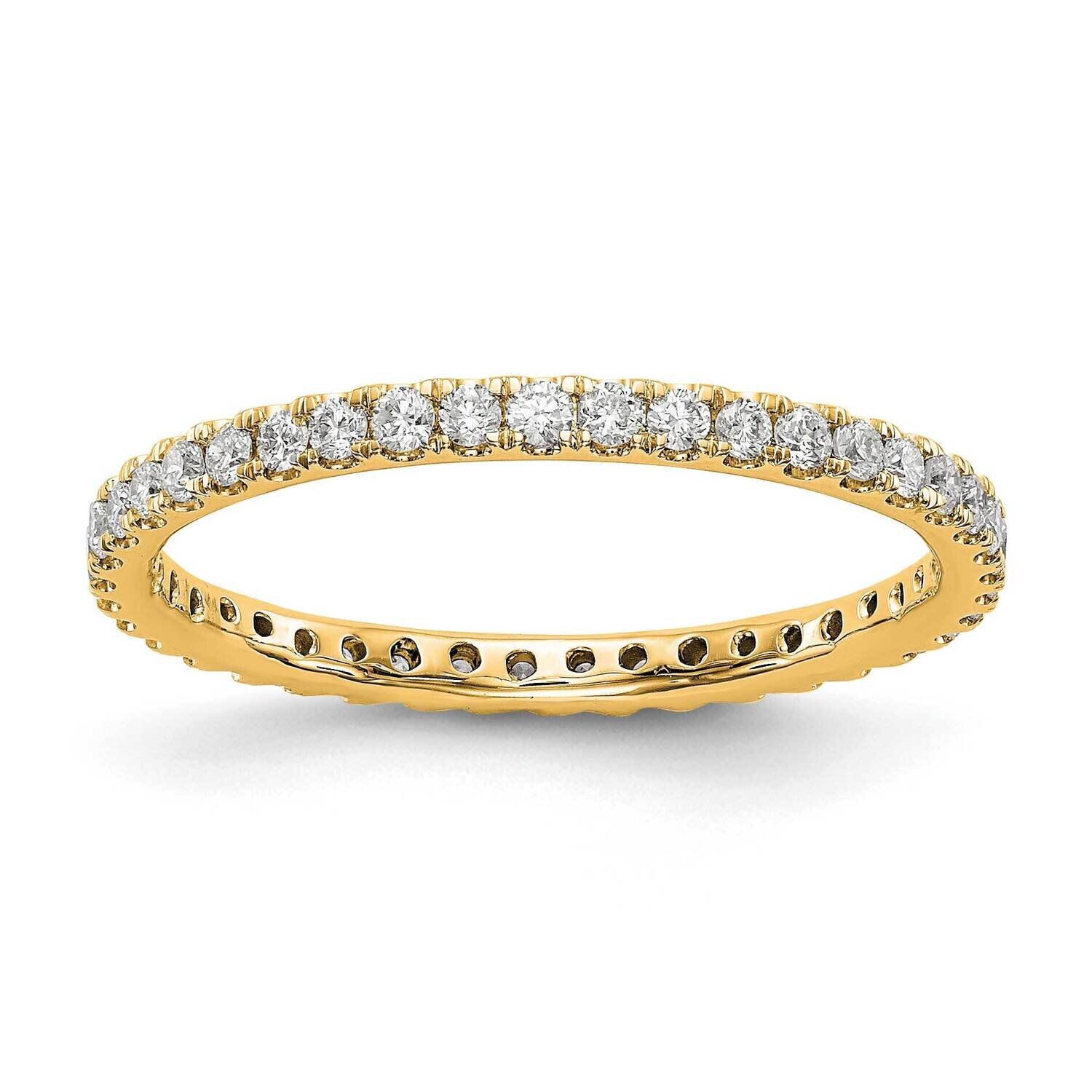 SI1/SI2 G H I Eternity Band 14k Yellow Gold Lab Grown Diamond ET0005-050-4YLG, MPN: ET0005-050-4YLG…