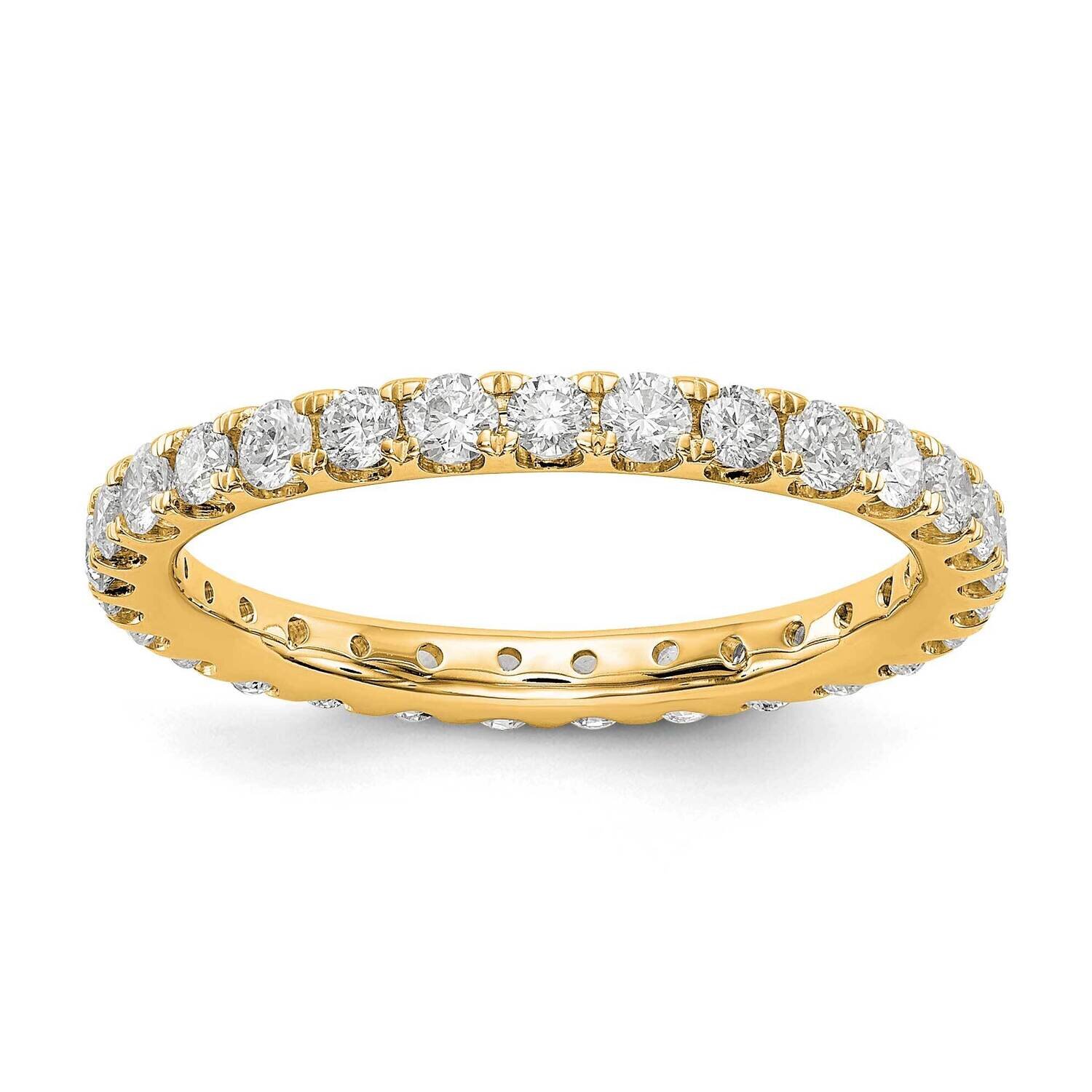 SI1/SI2 G H I Eternity Band 14k Yellow Gold Lab Grown Diamond ET0005-100-65YLG, MPN: ET0005-100-65Y…