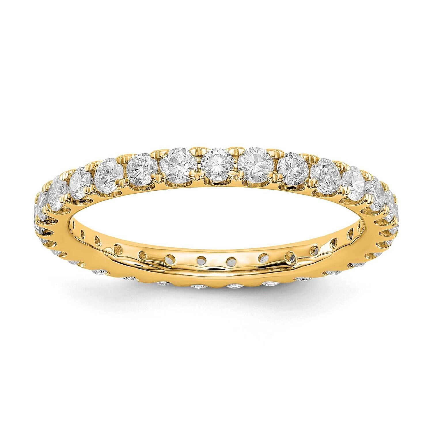 SI1/SI2 G H I Eternity Band 14k Yellow Gold Lab Grown Diamond ET0005-100-75YLG, MPN: ET0005-100-75Y…