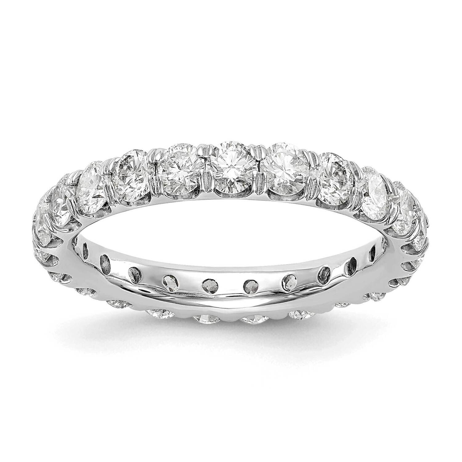 SI1/SI2 G H I Eternity Band 14k White Gold Lab Grown Diamond ET0005-300-4WLG