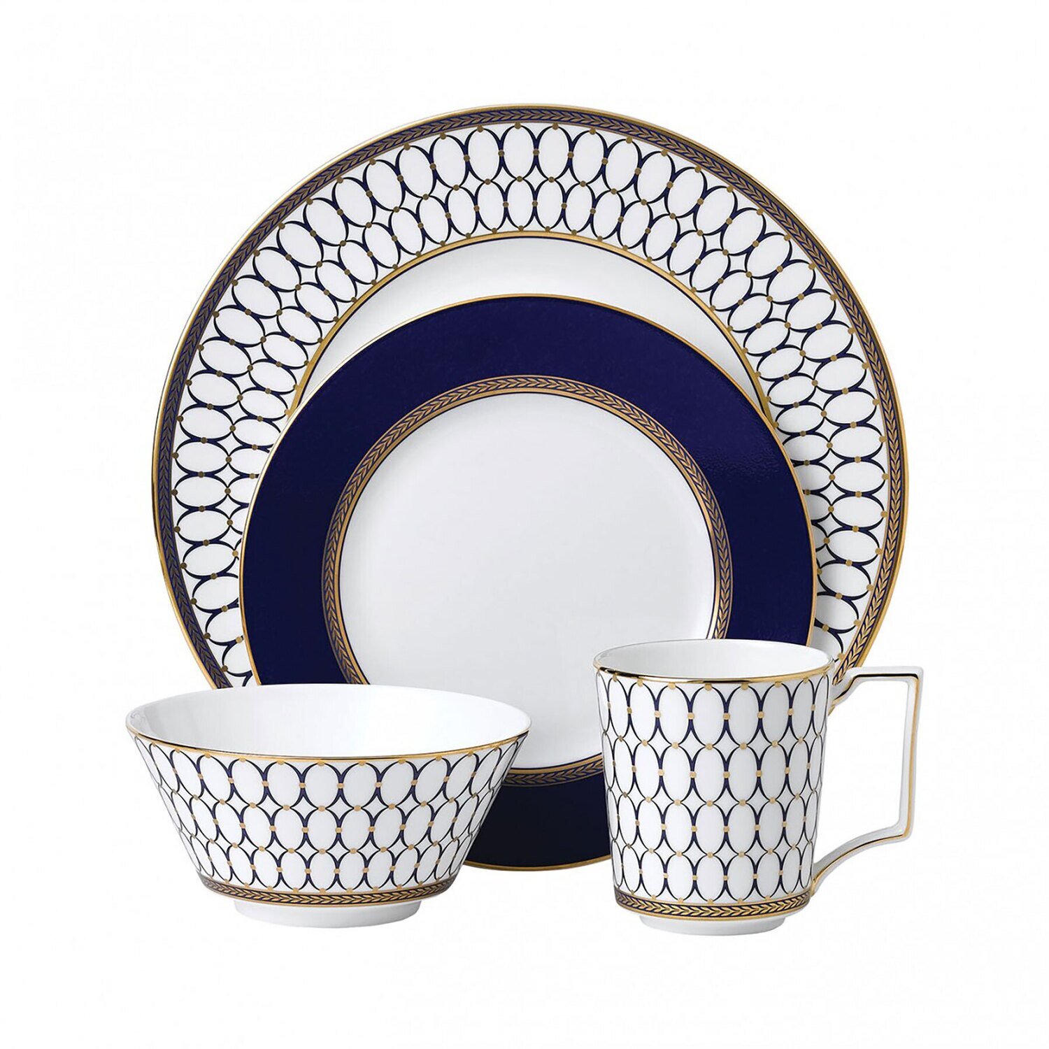 Wedgwood Renaissance Gold 4-Piece Place Setting 1050601, MPN: 1050601, 701587424226
