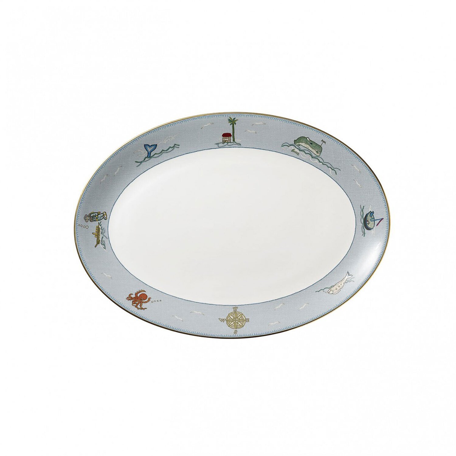 Wedgwood Sailors Farewell Oval Platter 14 Inch  1050208, MPN: 1050208, 701587422611