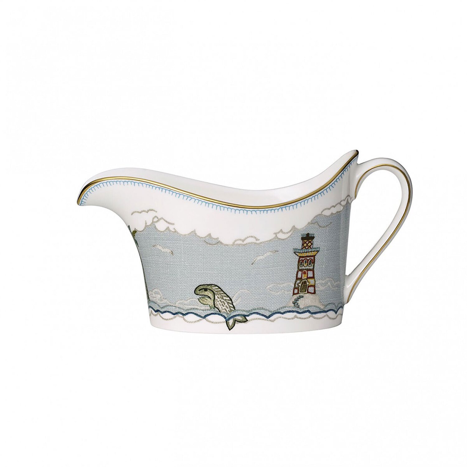Wedgwood Sailors Farewell Gravy Boat &amp; Stand 1051042, MPN: 1051042, 701587426749
