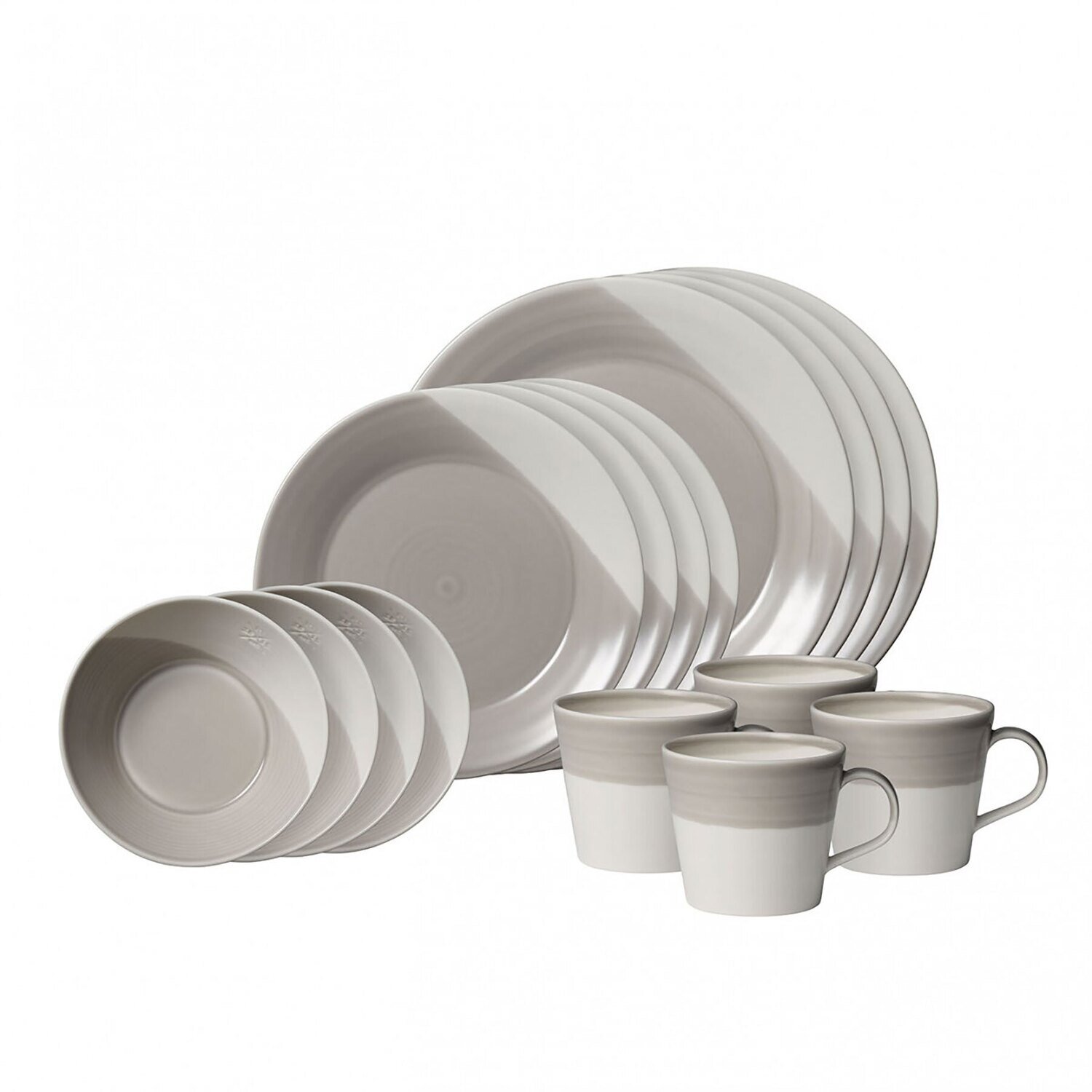 Royal Doulton Bowls Of Plenty 16-Piece Set Grey 40036123, MPN: 40036123, 701587421003