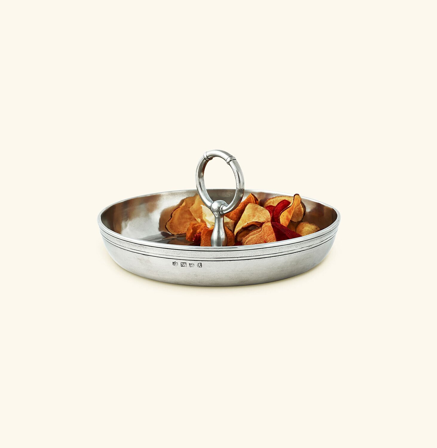 Match Pewter Festa Dish with Handle 1374