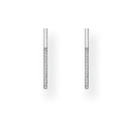 Threaded Earring Post 10k White Gold 1W675, MPN: 1W675,