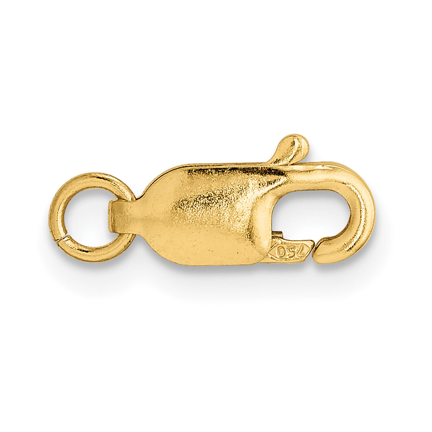 Standard Weight Lobster Clasp with Jump Ring Setting 18k Yellow Gold 8Y1617