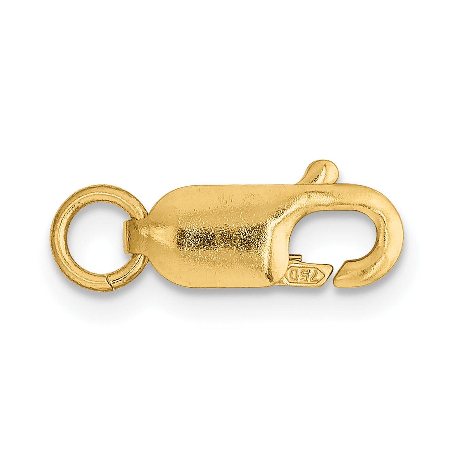 Standard Weight Lobster Clasp with Jump Ring Setting 18k Yellow Gold 8Y1618