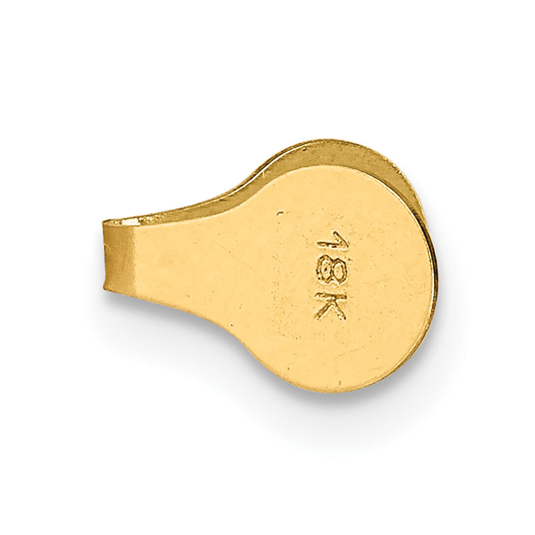 Solder Flush Endcap Setting 18k Yellow Gold 8Y2067, MPN: 8Y2067,