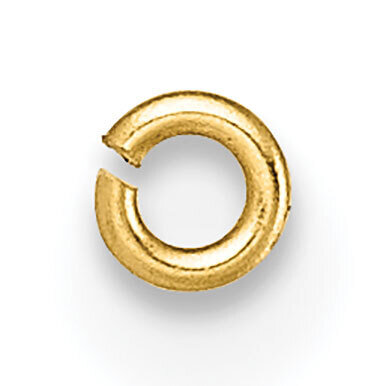 24 Gauge 2.40mm Round Jump Ring Setting 18k Yellow Gold 8Y2102, MPN: 8Y2102,