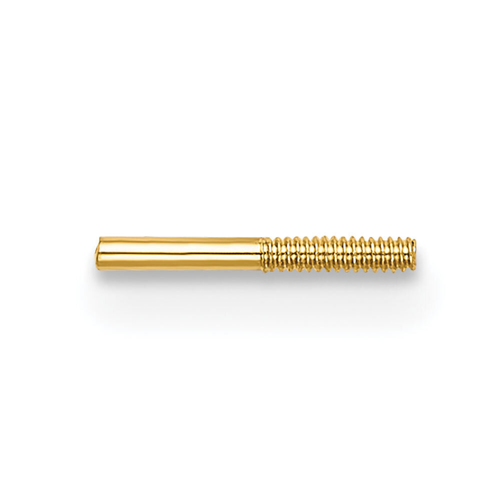 Threaded Post Earring Setting 18k Yellow Gold 8Y668, MPN: 8Y668,