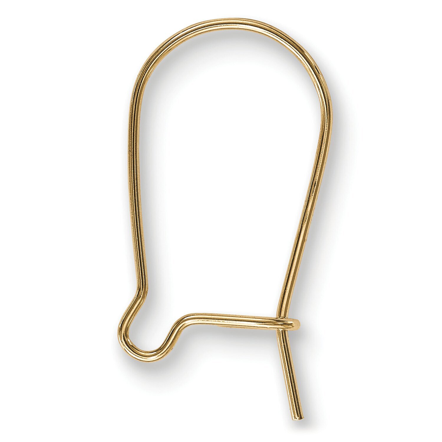16.0mm Kidney Ear Wire Gold Filled GF4930, MPN: GF4930,