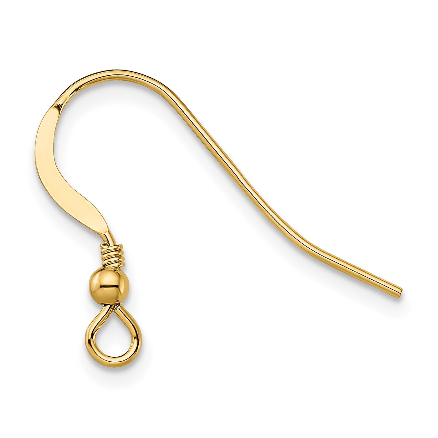 Bead &amp; Coil Ear Wire Gold Filled GF4941, MPN: GF4941,
