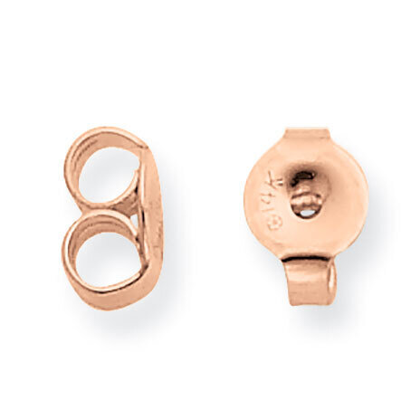 Medium Friction Earring Nut 14k Rose Gold RG2709A, MPN: RG2709A,