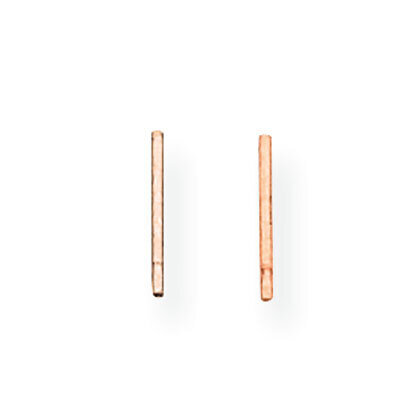 Single Notched Friction Post 14k Rose Gold RG688, MPN: RG688,